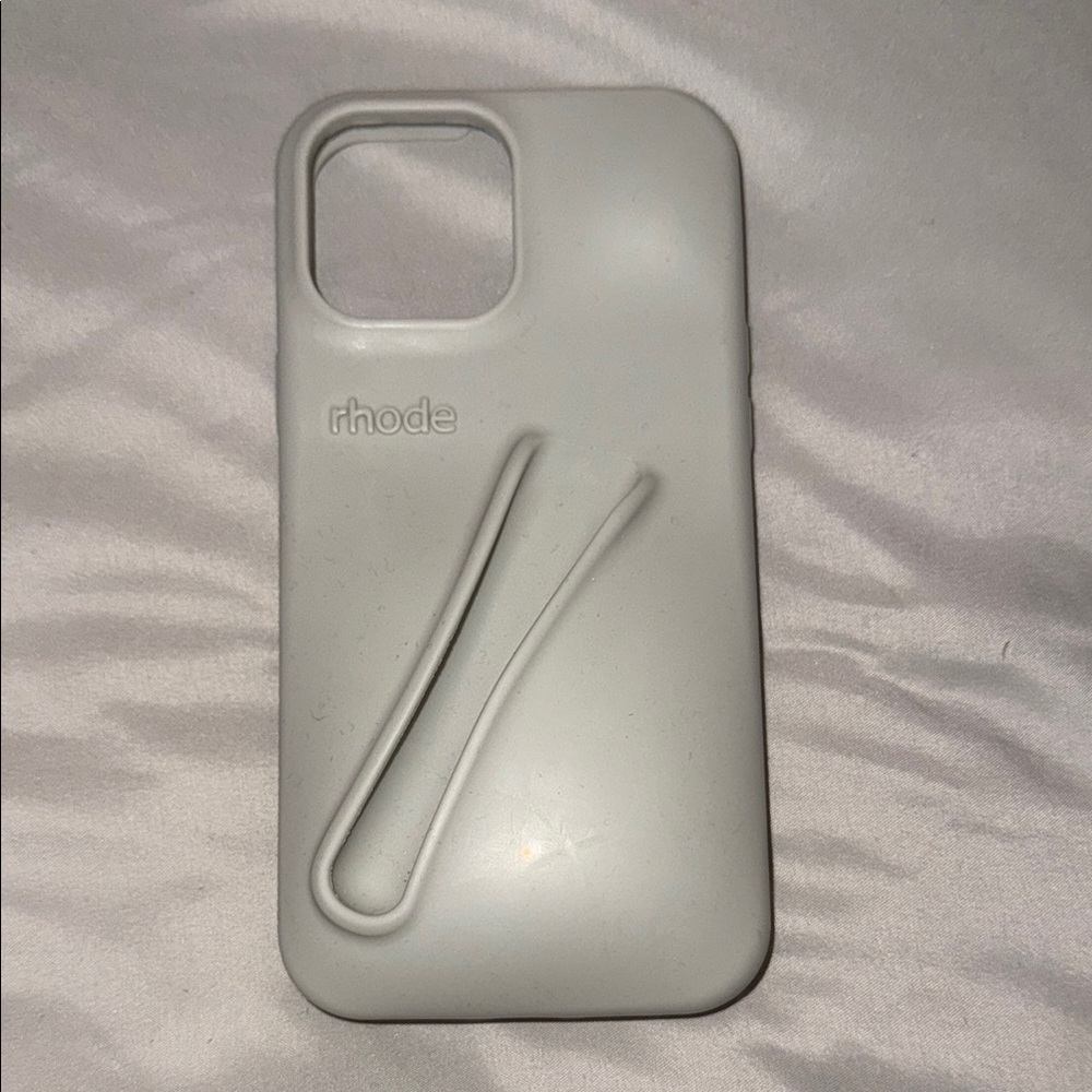 RHODE Gray Sleek Phone Case with Modern Design